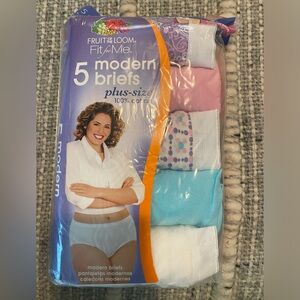 Fruit of the Loom Women's Plus Size Panties - Multicolor Pack Size 4X
